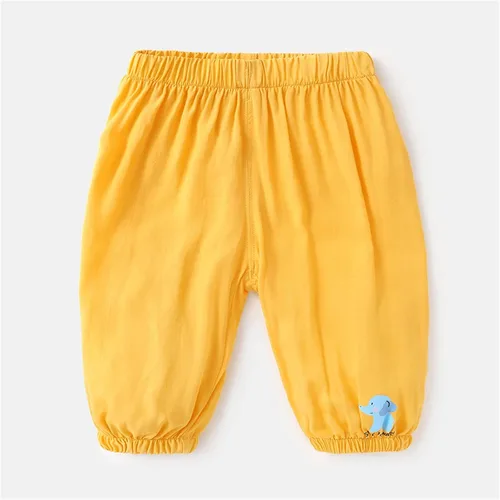 Vista 2 de Pantalones de algodón para bebés y niños pequeños, pantalones de animales de dibujos animados lindos
