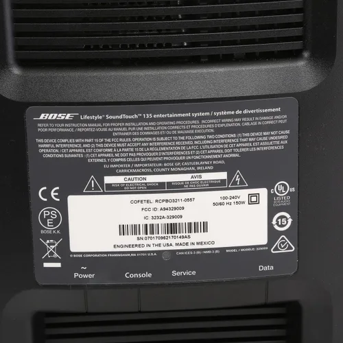Vista 3 de Bose Lifestyle SoundTouch 135 sistema de entretenimiento