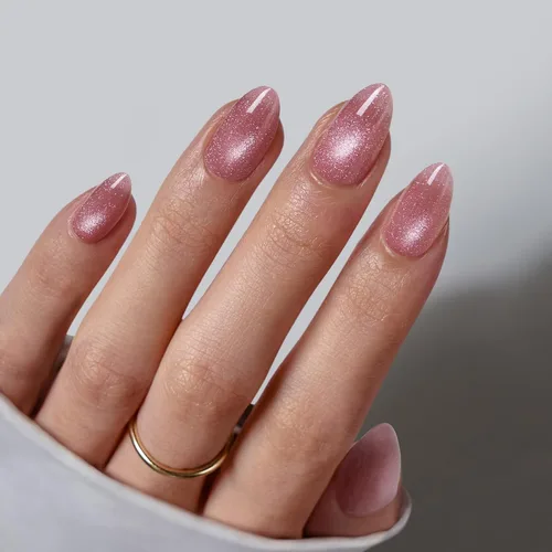 Vista 17 de BTArtbox - Uñas a presión, color crema de vainilla, cuadrado corto, melocotón degradado, 32 unidades 2+ Weeks Wear, Salon-Quality Natural Nails