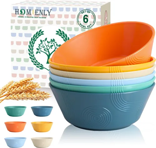 Vista 18 de Homienly Juego de 6 tazas de paja de trigo, tazas de salsa irrompibles de 4.5 onzas y tazas de salsa, tazas de condimento para tazas de charcutería