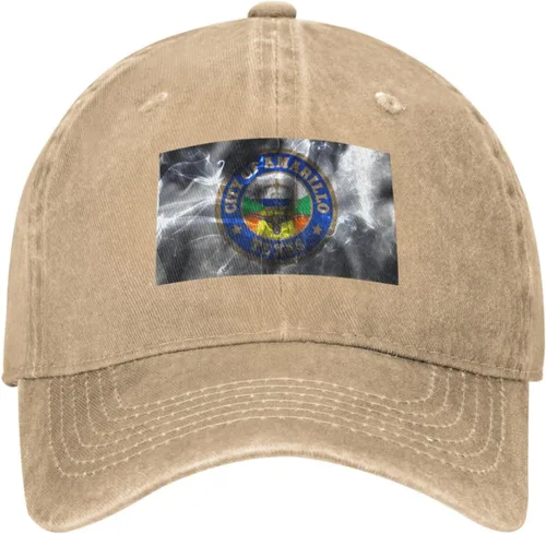 Vista 13 de Amarillo Texas Seal Baseball Cap for Men Women Hats Adjustable Dad Hat Cotton Caps