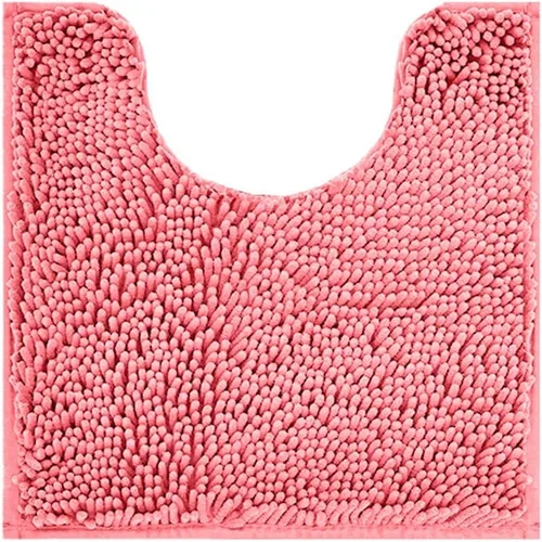 Vista 21 de Reyox Tapete de baño de felpilla, tapetes para inodoro en forma de U, tapete de baño de felpa suave, absorbente y peludo, tapete de contorno