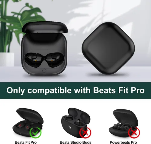 Vista 2 de Funda de carga inalámbrica para Beats Fit Pro, cargador de repuesto para Beats Fit Pro con emparejamiento Bluetooth, batería integrada de 700 mAh