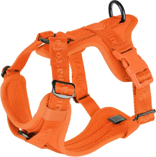 Vista 11 de Arnés para perro sin tirones con licra, dispersión de fuerza de tres puntos y acolchado 3D, malla transpirable ajustable para perros pequeños