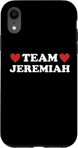 Vista 25 de Team Jeremiah I Love Jeremiah I Heart Jeremiah Case for iPhone 17