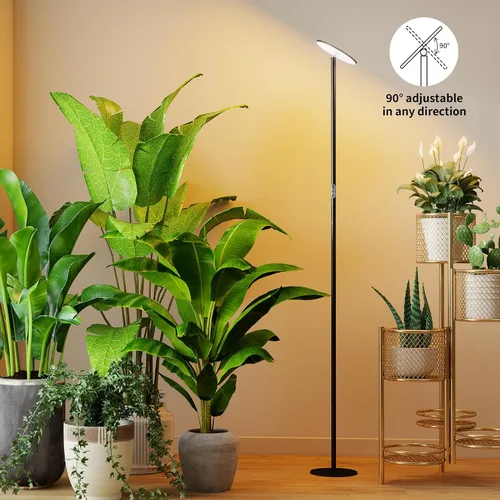 Vista 8 de chiphy Luces de cultivo, luz de planta de espectro completo de 85" para plantas de interior, temporizador de 4/8/12H, lámpara de cultivo de 40W, 10