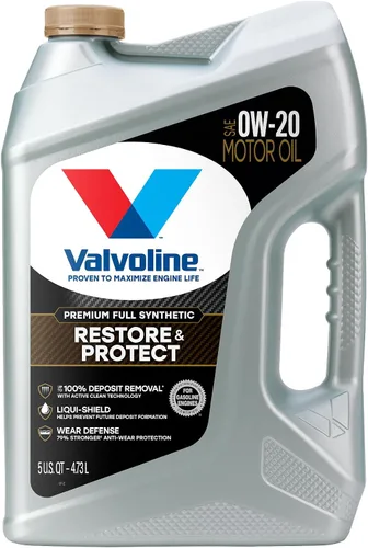 Vista 51 de Valvoline SynPower Full aceite sintético para motor, 1 Cuarto de galón, Ambar