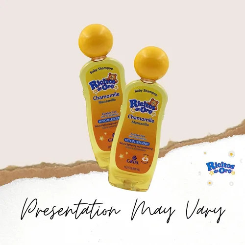 Vista 2 de Ricitos de Oro Shampoo para bebé, Limpiador, Acondicionador y Aclarante con Extractos de Manzanilla, Aclara y Acondiciona, Libre de Parabenos