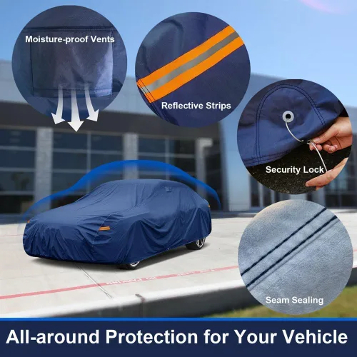 Vista 5 de Kaugung Funda de coche resistente para BMW M2 (2019-2024), impermeable, resistente a todo tipo de clima, protección contra el sol, lluvia, polvo