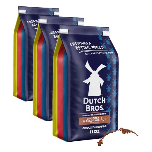 Vista 24 de Dutch Bros OG tostado medio, café molido Café molido 100% arábica, chocolate con leche y notas cítricas, combina con cremas Dutch Bros, 1 bolsa