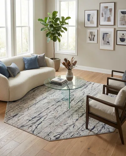 Vista 19 de Rugs.com Alfombra de la colección Finsbury, alfombra mediana gris de 2 x 3 pies, perfecta para salas de estar, comedores grandes, planos abiertos