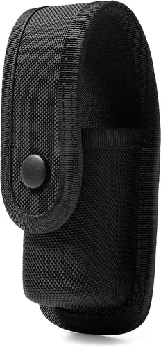 Vista 7 de OC/Mace - Soporte de aerosol para cinturón de servicio, chaleco MOLLE MK3/MK4, funda de nailon moldeado para botes de gel de pimienta, bolsa de auto
