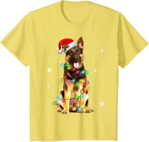 Vista 43 de Suéter de Navidad para perros de pastor alemán, suéter de Navidad para regalos de perros, Negro, S