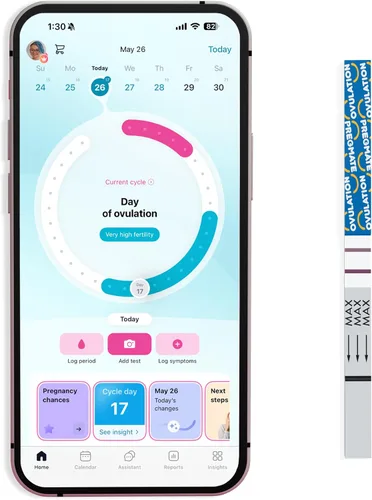 Vista 8 de Pregmate Kit de predictor de 20 tiras de prueba de ovulación (20 unidades)