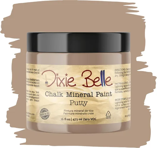 Vista 79 de Pintura para muebles con acabado de tiza Dixie Belle Paint Company - Amatista (4oz) - Pintura mineral de tiza chic púrpura profundo mate