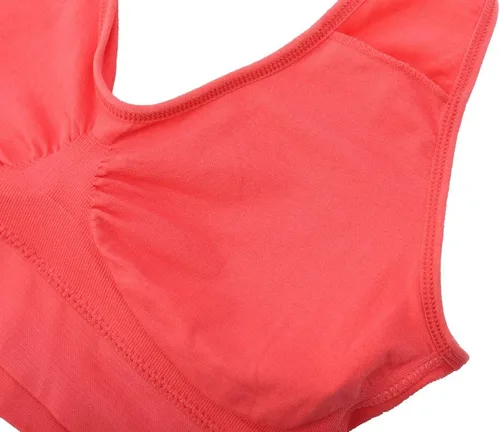 Vista 4 de Brasier Ohlyah sin costuras, con almohadillas extraíbles, para mujer