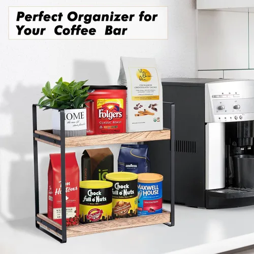 Vista 8 de Giftacity Organizador y Almacenamiento de Mostrador de Baño - Organizador de Encimera de Cocina para Fregadero de Baño y Barra de Café, Estante