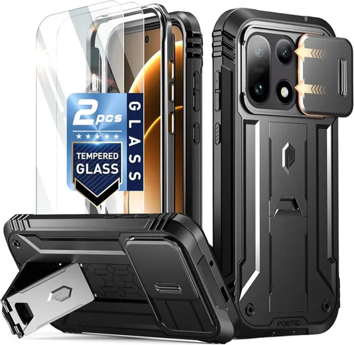 Vista 13 de Funda Poetic Revolution Compatible con OnePlus 12R 5G (2024), con protector de pantalla integrado, funciona con identificación por huellas