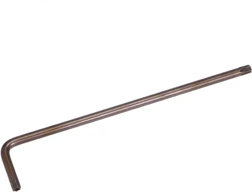 Vista 3 de uxcell T30 Anti Tamper Proof Torx Star Key Bit Llave, forma de L 6.5 pulgadas brazo largo, acero S2