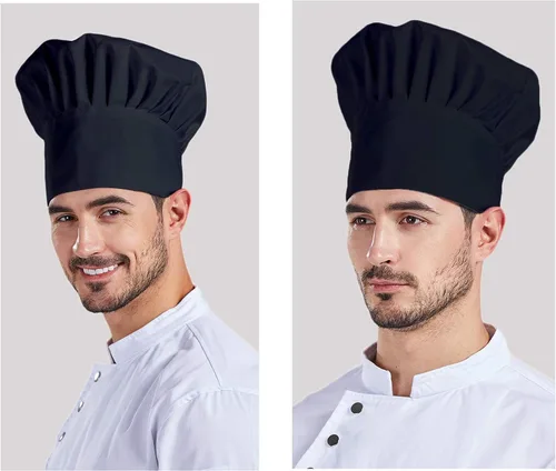 Vista 2 de Nanxson Unisex Chef Hat Mens Women Adjustable Elastic Cooking Baker Caps Chef Cap workhat CF9015
