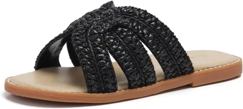 Vista 27 de THEE BRON Lindas pantuflas para niñas, sandalias elegantes para niños pequeños y niños