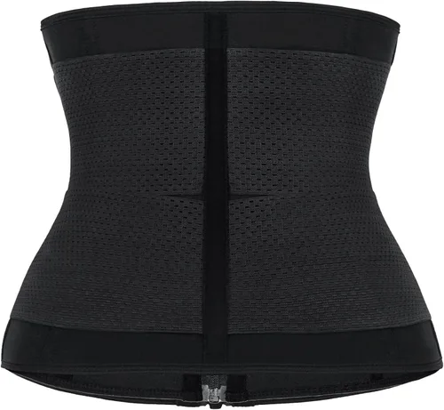 Vista 8 de Workout Sweat Waist Trainer for Women Lower Belly Fat, Double Compression Neoprene Waist Trimmer Cincher for Women