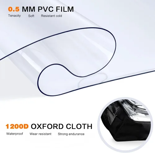 Vista 6 de PAMANO Mochila transparente, Negro -, A
