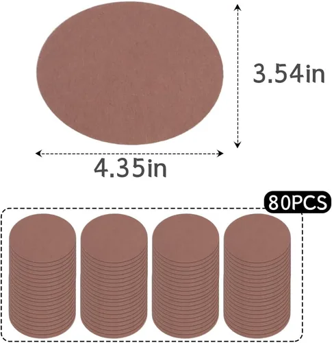 Vista 4 de Paquete de 80 cintas de parches de fricción antirozaduras para el interior del muslo, 4.53 pulgadas de largo x 3.54 pulgadas de ancho, adhesivos