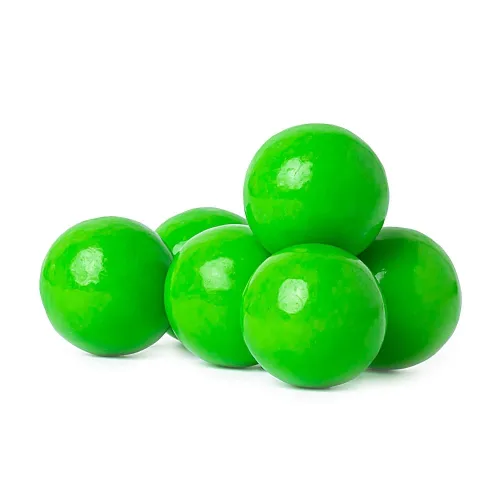 Vista 2 de Bayside Candy Bolas de chicle grandes de 1 pulgada - Colección de chicles de colores - Máquina de chicles - Bolas de chicle verdes de 1 pulgada