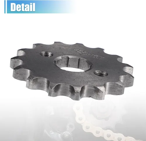 Vista 5 de X AUTOHAUX 1 juego de 428 estilo 15 dientes 0.787 in ID motocicleta piñón delantero para motocicleta 50cc 70cc 110cc 125cc motocicleta Dirt Pit Bike