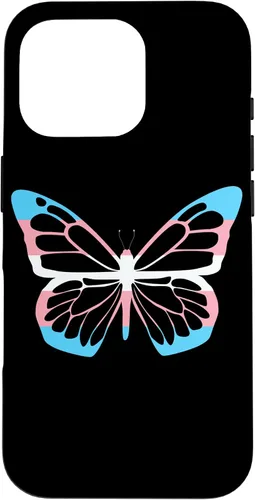 Vista 20 de Funda para iPhone 13 Pro Max Transgénero Mariposa Igualdad Transexual Bandera Trans Pride