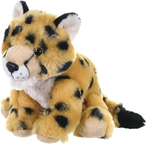 Vista 2 de Wild Republic Peluche de bebé de guepardo, animal de peluche, regalos para niños, Cuddlekins de 8 pulgadas
