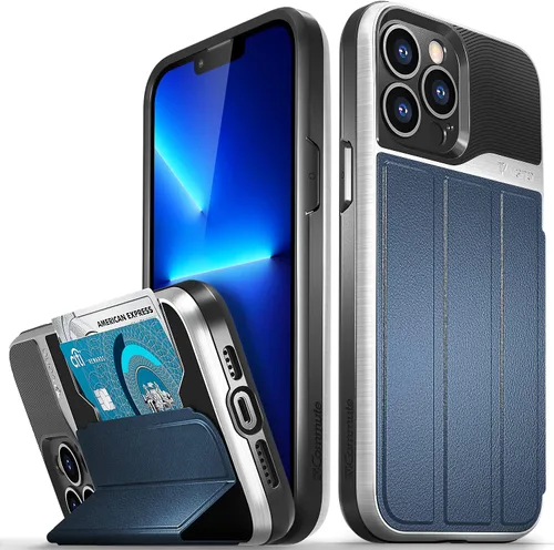 Vista 16 de VENA vCommute - Funda tipo cartera compatible con Apple iPhone 11 (6.1 pulgadas 2019), (protección contra caídas de grado militar) con tapa y ranura