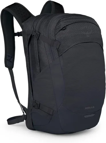 Vista 12 de Osprey Mochila de Viajero Nebula, Atlas Blue/Heather bolso diario, paquete del campus, portátil llevar, color azul