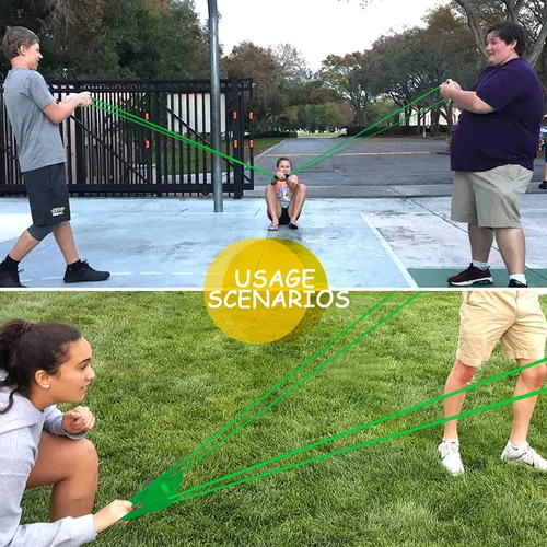 Vista 7 de Lanzador de globos de agua para adultos, 500 yardas de largo alcance, lanzador de camisetas para fiesta, juego de patio, catapulta juguetes