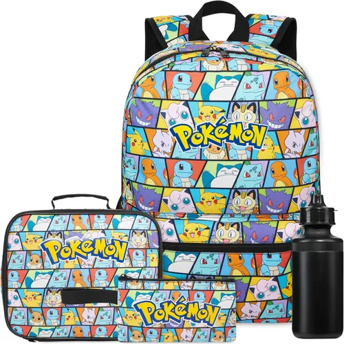 Vista 9 de Get Trend Super Mario Boys Backpack 4 Piece Set