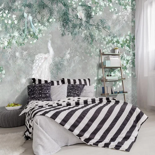 Vista 10 de Papel tapiz de tela de techo con nubes doradas, para sala de estar, dormitorio, baño, moderno, para niños y niñas, habitación de niños, mural grande