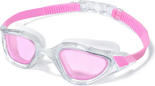Vista 11 de Keary Gafas de natación para adultos para hombres y mujeres, gafas de natación para jóvenes, protección UV, antivaho, gafas de agua para piscina