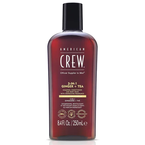 Vista 13 de AMERICAN CREW Manzanilla y pino 3 en 1, champú, acondicionador y gel de baño para hombres, regalo de cuidado del cabello para él, fragancia calmante