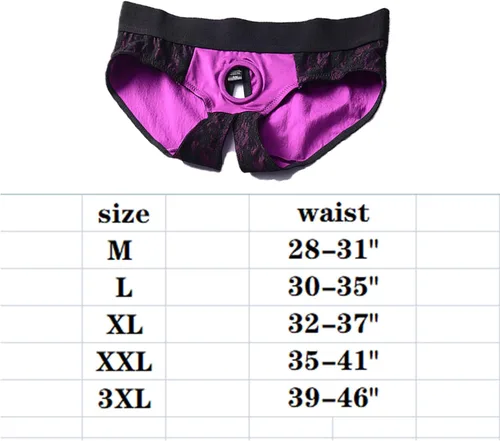 Vista 2 de Strap On Harness Underwear, Plus Size Strap on Boxers Strapon Strapless Underwear for Women and Men