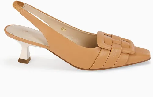 Vista 4 de Zapatos de vestir con tacón bajo y puntera cerrada para mujer, zapatos de vestir sexy y elegantes para boda y oficina