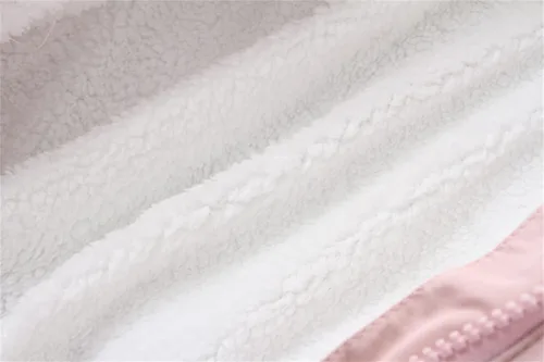 Vista 3 de Abrigos para bebés y niñas y niños chaqueta de nieve de invierno chaqueta con cremallera chaqueta de nieve con capucha rosa 6-12 meses