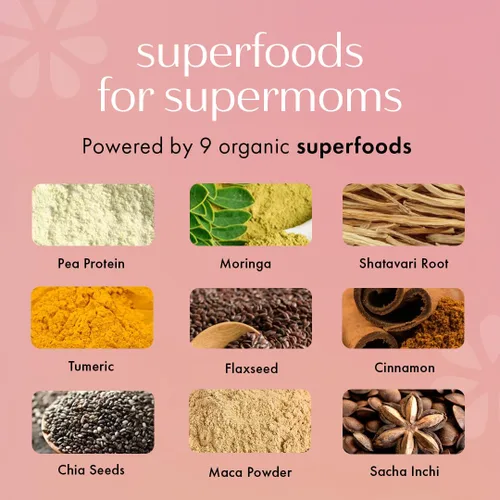 Vista 8 de Boobie Body Superfood Protein Batido para mamás, proteína en polvo para embarazo, apoyo a la lactancia para aumentar el suministro de leche