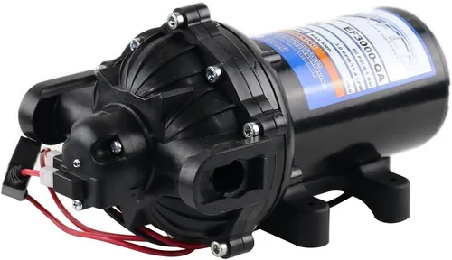 Vista 8 de Everflo EF1000-BOX - Bomba de diafragma de 12 V en caja con puertos de manguera de 3/8 pulgada, 1,0 GPM