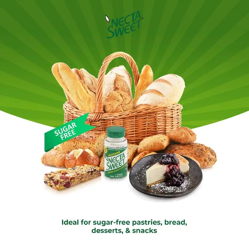 Vista 4 de Necta Sweet Tabletas de sacarina, 1 grano, botella de 1000 tabletas