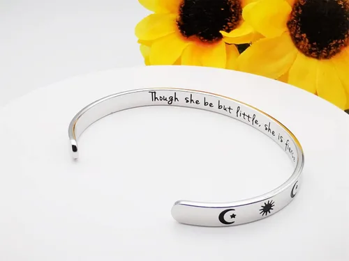Vista 312 de Pulseras inspiradoras para mujer, joyería de acero inoxidable, con refranes, pulsera motivacional con mensaje oculto, pulseras grabadas para mejor