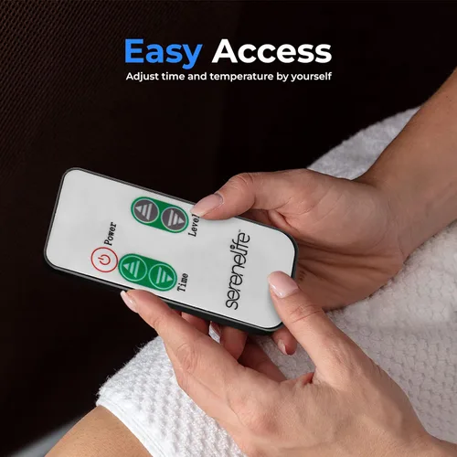 Vista 4 de SereneLife Sauna de vapor portátil para 2 personas de tamaño completo para desintoxicación – Spa personal en casa para desintoxicación en el hogar