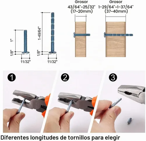 Vista 6 de Amerdeco Paquete de 6 pomos dorados cepillados para gabinetes de 1.2 Oro cepillado