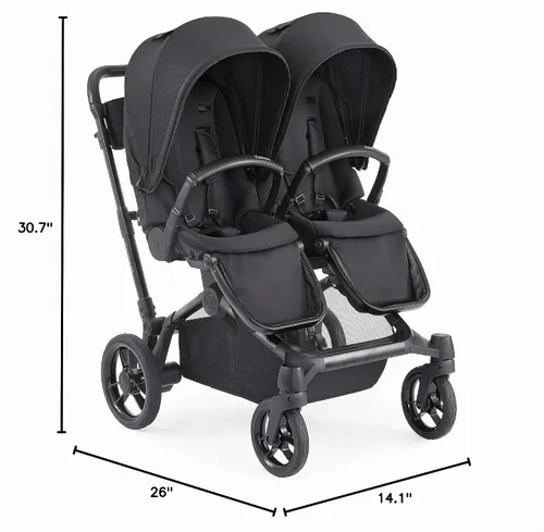 Vista 7 de Contours Accesorio de segundo asiento de tamaño completo, compatibilidad exclusiva con el cochecito Element (modelo ZL032), asiento reversible