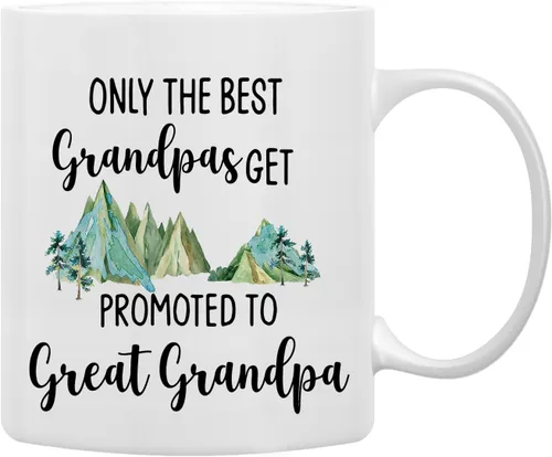 Vista 14 de Taza de Papaw QASHWEY, Tazas de Café de Regalo de Nietos para Abuelo, Regalos de Abuelo Papaw, Taza del Día del Padre Taza de Té para Abuelo, Mis